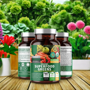 Herbal Superfood Greens Capsule Supplement